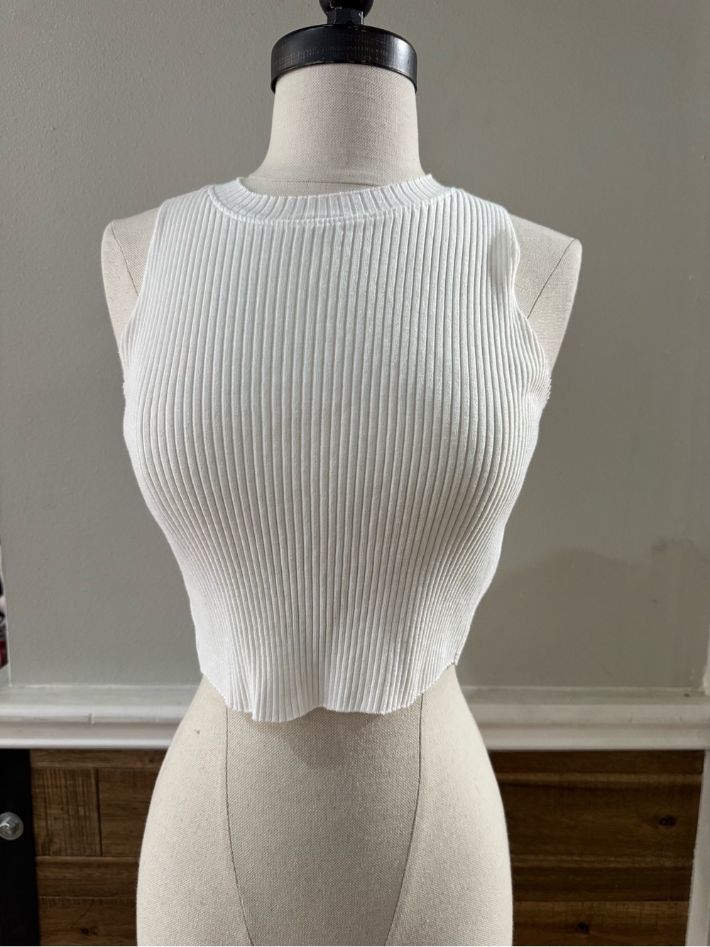 Topshop Ribbed Tank Top